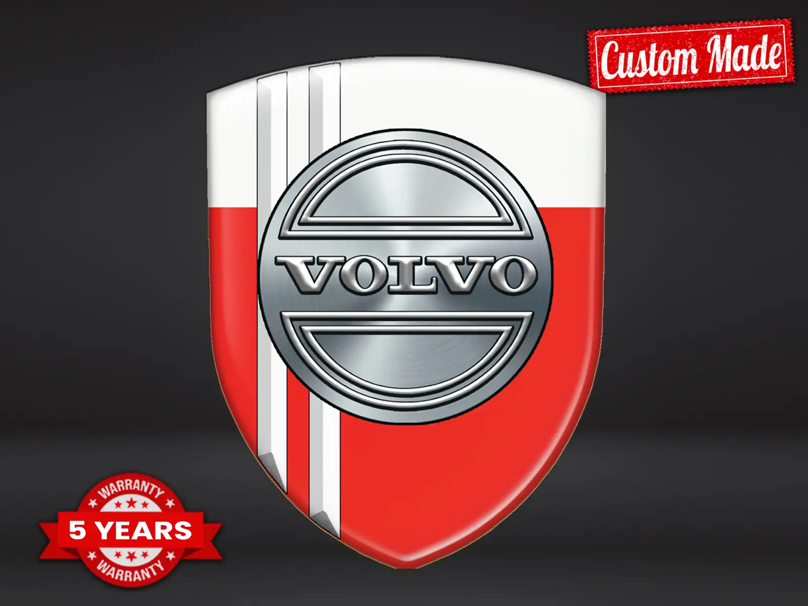 Volvo Logo En Pegatina Resistente Alta Calidad Profesional